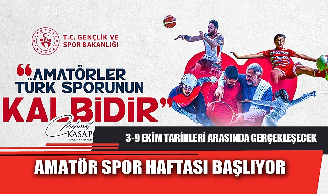 AMATÖR SPOR HAFTASI BAŞLIYOR