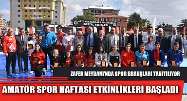AMATÖR SPOR HAFTASI ETKİNLİKLERİ BAŞLADI