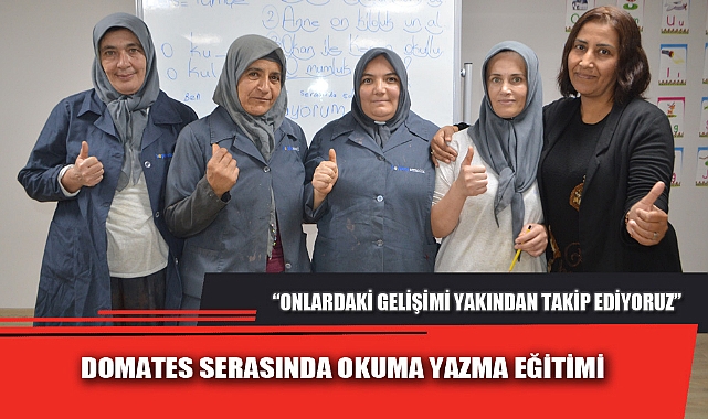 DOMATES SERASINDA OKUMA YAZMA EĞİTİMİ