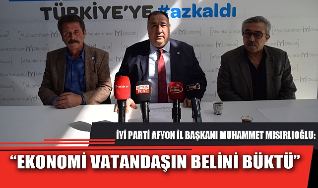 “EKONOMİ VATANDAŞIN BELİNİ BÜKTÜ”