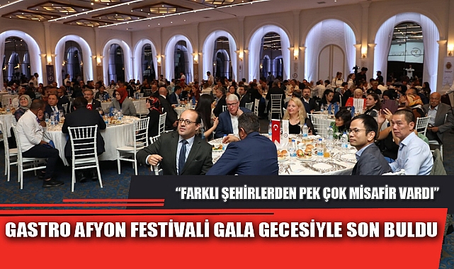 GASTRO AFYON FESTİVALİ GALA GECESİYLE SON BULDU