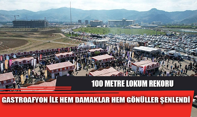 GASTROAFYON İLE HEM DAMAKLAR HEM GÖNÜLLER ŞENLENDİ