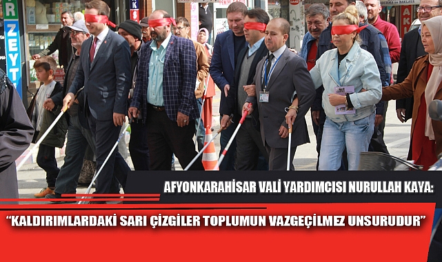 “KALDIRIMLARDAKİ SARI ÇİZGİLER TOPLUMUN VAZGEÇİLMEZ UNSURUDUR”