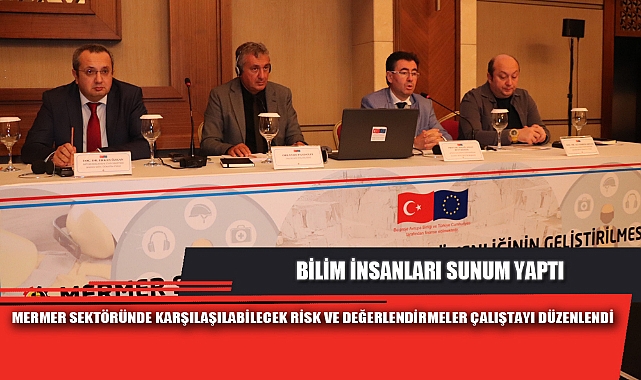 MERMER SEKTÖRÜNDE KARŞILAŞILABİLECEK RİSK VE DEĞERLENDİRMELER ÇALIŞTAYI DÜZENLENDİ