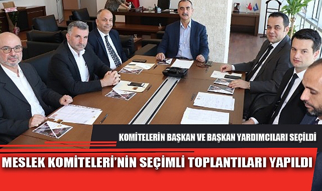 MESLEK KOMİTELERİ’NİN SEÇİMLİ TOPLANTILARI YAPILDI