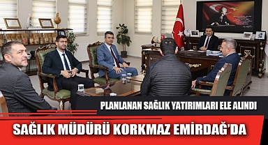 PLANLANAN SAĞLIK YATIRIMLARI ELE ALINDI