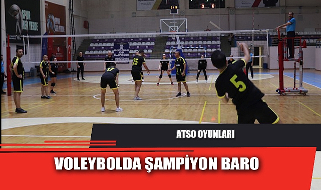 VOLEYBOLDA ŞAMPİYON BARO