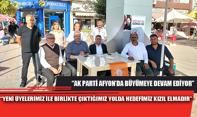 “YENİ ÜYELERİMİZ İLE BİRLİKTE ÇIKTIĞIMIZ YOLDA HEDEFİMİZ KIZIL ELMADIR”