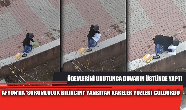 AFYON’DA ‘SORUMLULUK BİLİNCİNİ’ YANSITAN KARELER YÜZLERİ GÜLDÜRDÜ