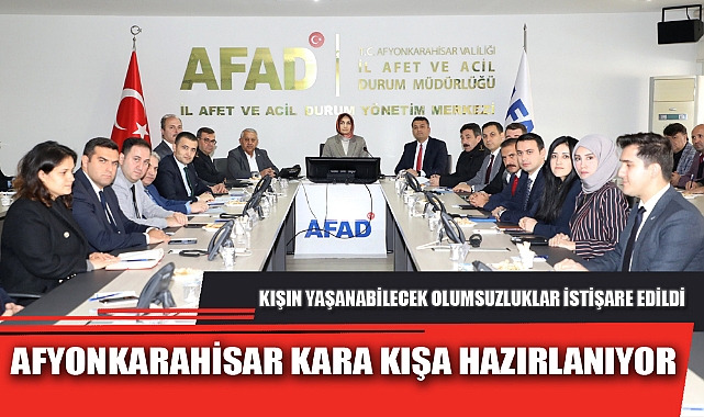 AFYONKARAHİSAR KARA KIŞA HAZIRLANIYOR