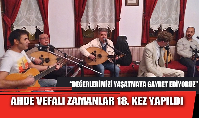 AHDE VEFALI ZAMANLAR 18. KEZ YAPILDI