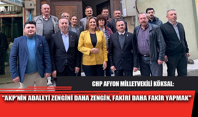 "AKP'NİN ADALETİ ZENGİNİ DAHA ZENGİN, FAKİRİ DAHA FAKİR YAPMAK"