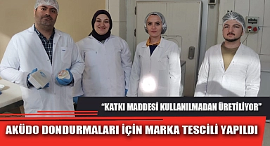 AKÜDO DONDURMALARI İÇİN MARKA TESCİLİ YAPILDI