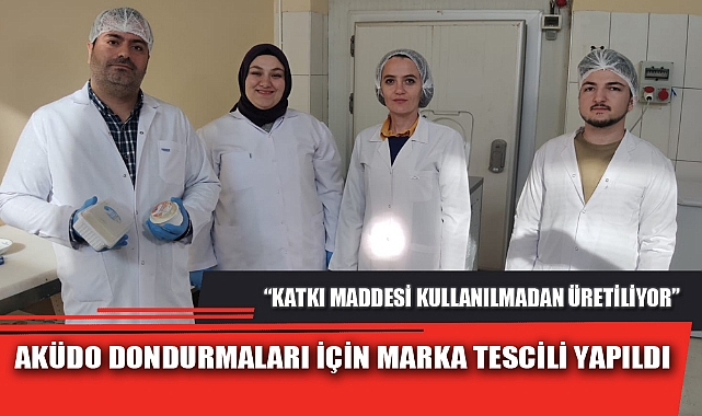 AKÜDO DONDURMALARI İÇİN MARKA TESCİLİ YAPILDI