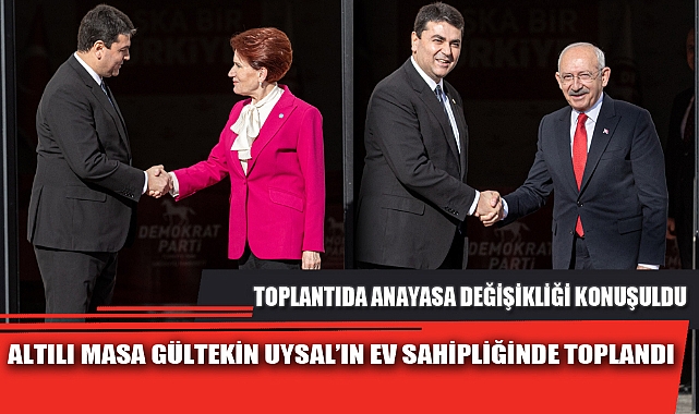 ALTILI MASA GÜLTEKİN UYSAL’IN EV SAHİPLİĞİNDE TOPLANDI