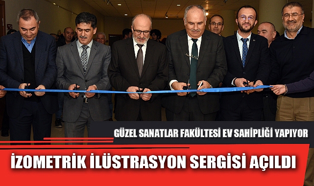 İZOMETRİK İLÜSTRASYON SERGİSİ AÇILDI
