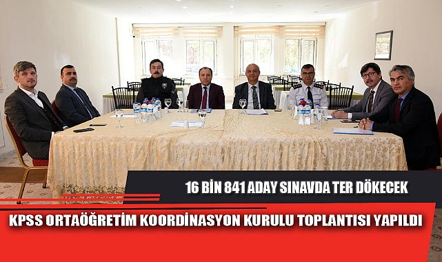 KPSS ORTAÖĞRETİM KOORDİNASYON KURULU TOPLANTISI YAPILDI