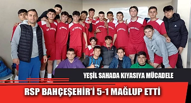 RSP BAHÇEŞEHİR’İ 5-1 MAĞLUP ETTİ