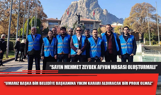 “UMARIZ BAŞKA BİR BELEDİYE BAŞKANINA YIKIM KARARI ALDIRACAK BİR PROJE OLMAZ”
