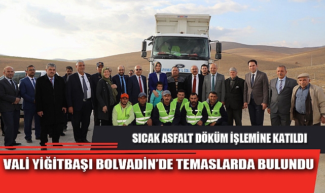 VALİ YİĞİTBAŞI BOLVADİN’DE TEMASLARDA BULUNDU