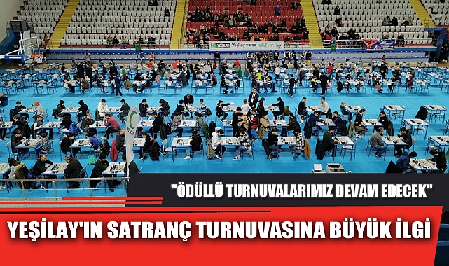 YEŞİLAY'IN SATRANÇ TURNUVASINA BÜYÜK İLGİ
