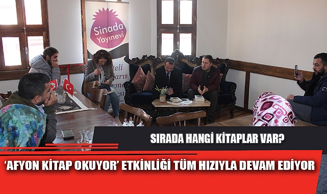 ‘AFYON KİTAP OKUYOR’ ETKİNLİĞİ TÜM HIZIYLA DEVAM EDİYOR