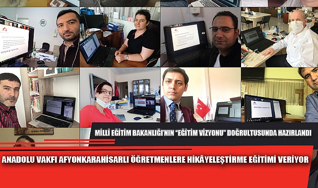 ANADOLU VAKFI AFYONKARAHİSARLI ÖĞRETMENLERE HİKÂYELEŞTİRME EĞİTİMİ VERİYOR