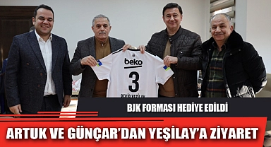ARTUK VE GÜNÇAR'DAN YEŞİLAY'A ZİYARET