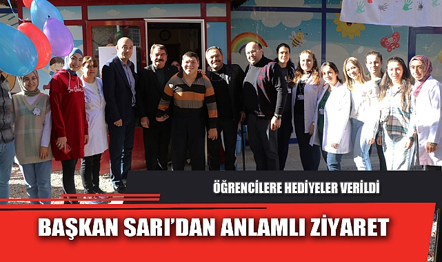 BAŞKAN SARI’DAN ANLAMLI ZİYARET