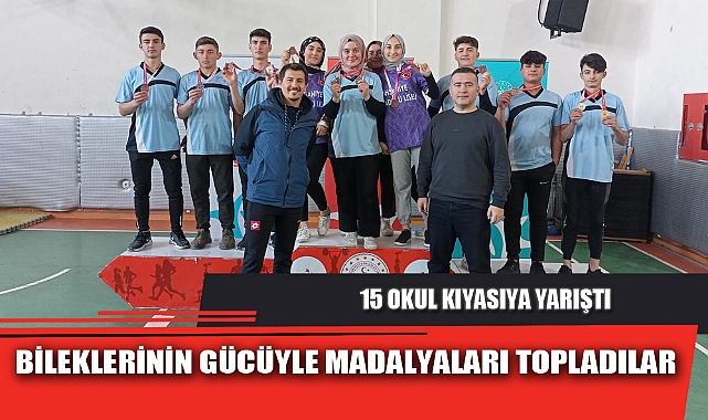 BİLEKLERİNİN GÜCÜYLE MADALYALARI TOPLADILAR