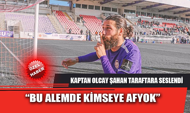 “BU ALEMDE KİMSEYE AFYOK”