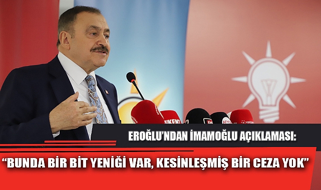 “BUNDA BİR BİT YENİĞİ VAR, KESİNLEŞMİŞ BİR CEZA YOK”