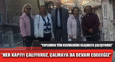 “HER KAPIYI ÇALIYORUZ, ÇALMAYA DA DEVAM EDECEĞİZ”