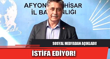İSTİFA EDİYOR!