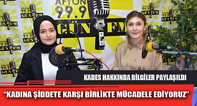 “KADINA ŞİDDETE KARŞI BİRLİKTE MÜCADELE EDİYORUZ”