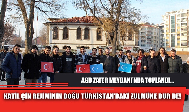 KATİL ÇİN REJİMİNİN DOĞU TÜRKİSTAN'DAKİ ZULMÜNE DUR DE!