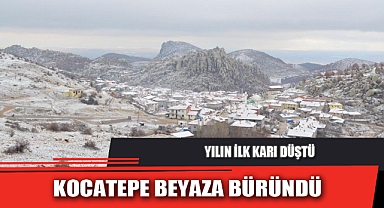 KOCATEPE BEYAZA BÜRÜNDÜ