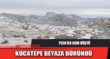 KOCATEPE BEYAZA BÜRÜNDÜ