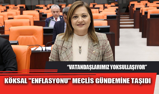 KÖKSAL "ENFLASYONU" MECLİS GÜNDEMİNE TAŞIDI