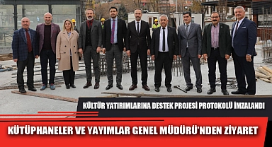 KÜLTÜR YATIRIMLARINA DESTEK PROJESİ PROTOKOLÜ İMZALANDI