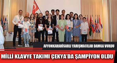 MİLLİ KLAVYE TAKIMI ÇEKYA’DA ŞAMPİYON OLDU