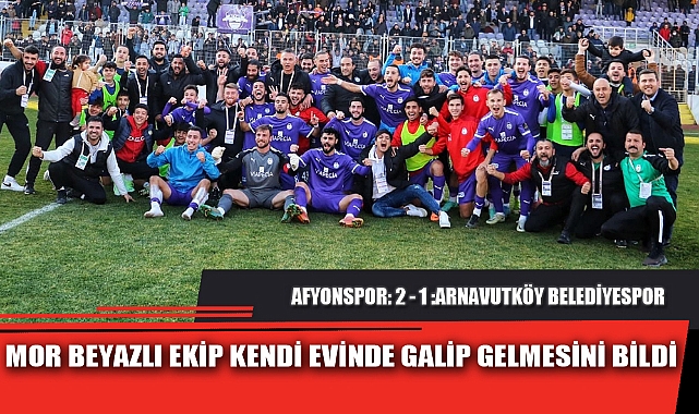 MOR BEYAZLI EKİP KENDİ EVİNDE GALİP GELMESİNİ BİLDİ