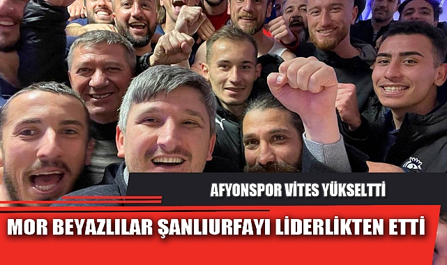 MOR BEYAZLILAR ŞANLIURFAYI LİDERLİKTEN ETTİ