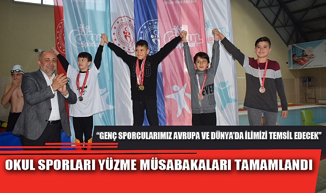 OKUL SPORLARI YÜZME MÜSABAKALARI TAMAMLANDI