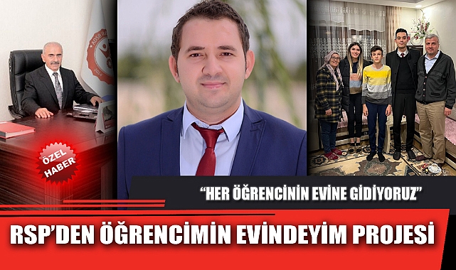 RSP’DEN ÖĞRENCİMİN EVİNDEYİM PROJESİ