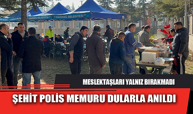 ŞEHİT POLİS MEMURU DULARLA ANILDI