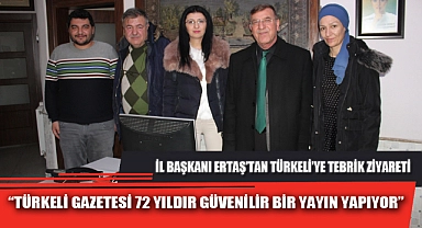 “TÜRKELİ GAZETESİ 72 YILDIR GÜVENİLİR BİR YAYIN YAPIYOR”