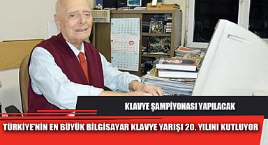 TÜRKİYE'NİN EN BÜYÜK BİLGİSAYAR KLAVYE YARIŞI 20. YILINI KUTLUYOR