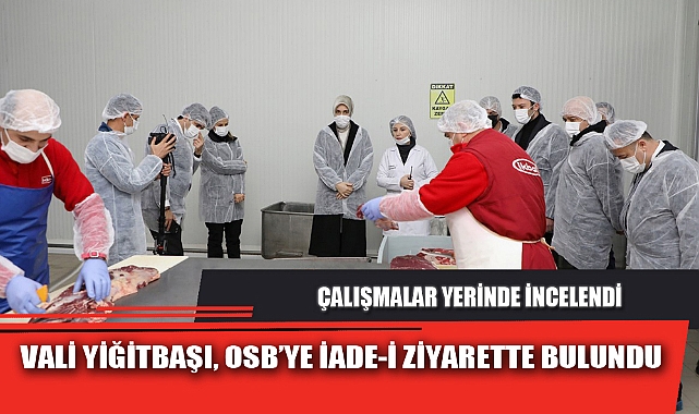 VALİ YİĞİTBAŞI, OSB’YE İADE-İ ZİYARETTE BULUNDU