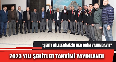 2023 YILI ŞEHİTLER TAKVİMİ YAYINLANDI